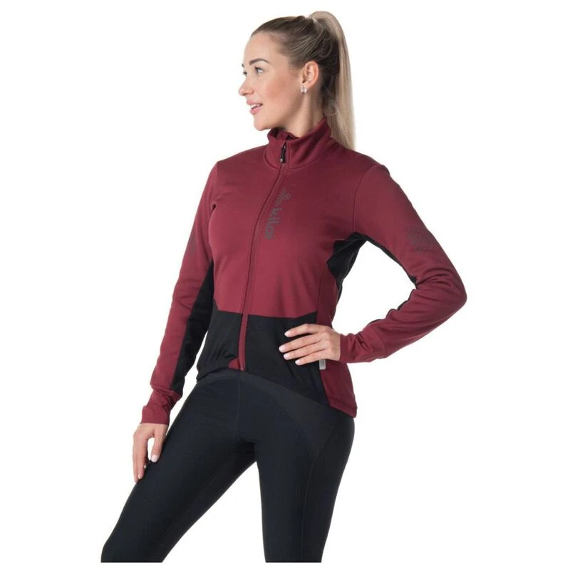 Kilpi Womens Velover Softshell Jacket (Dark Red) | Sportpursuit.com