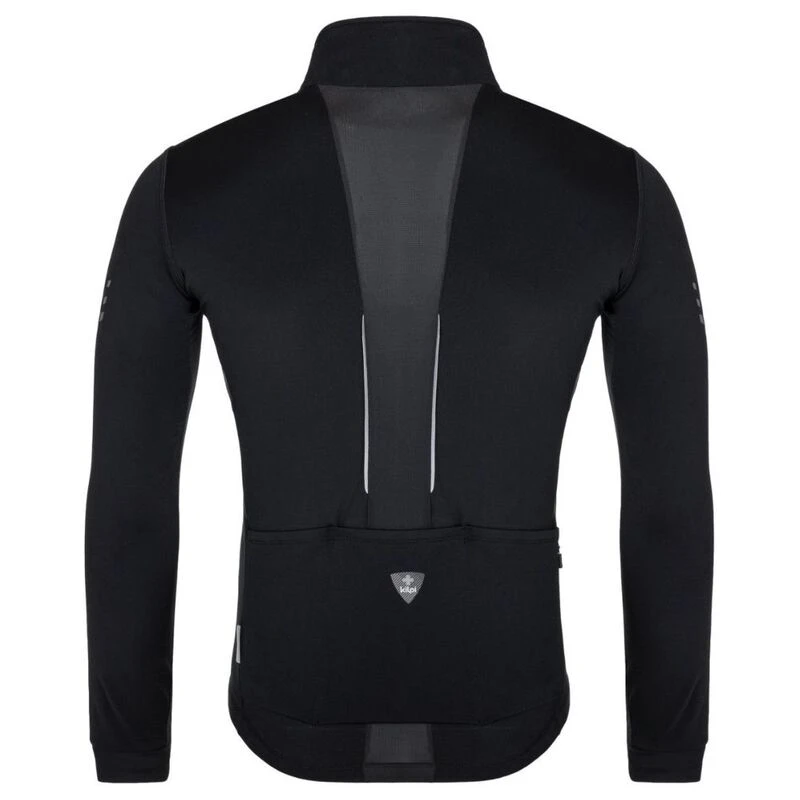 Kilpi Mens Campos Long Sleeve Cycling Jersey (Black) Sportpursuit.co