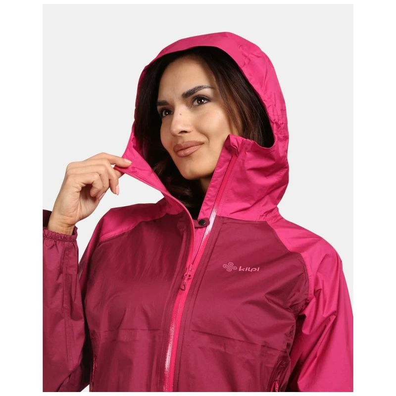 Kilpi Womens Hurricane Jacket Dark Red Sportpursuit