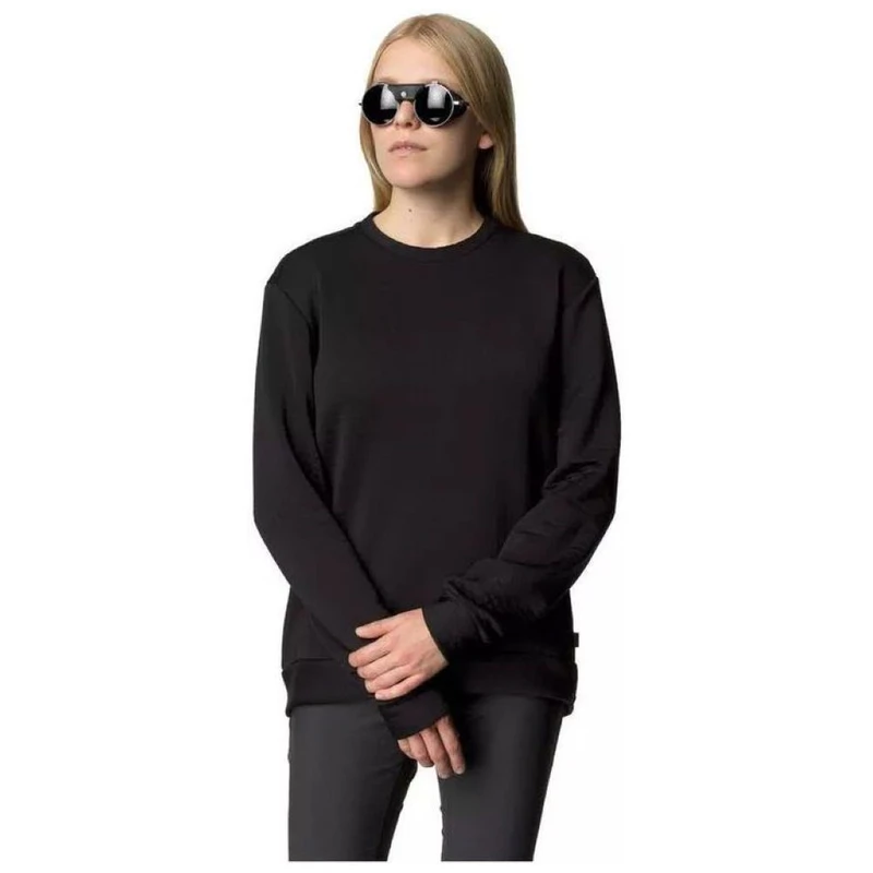 Houdini Womens Power Air Crew (True Black) | Sportpursuit.com