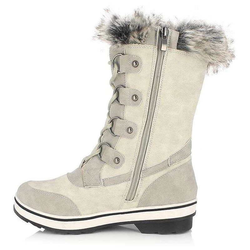 Kimberfeel Womens Megeve Snow Boots Ivory Sportpursuit