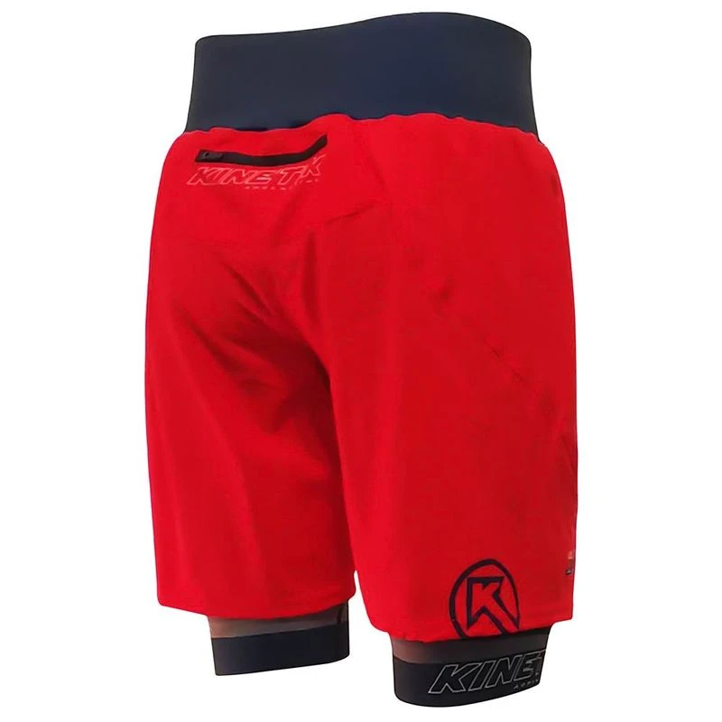 Short D'entraînement AHORA Tunisie 23/24 Pour Homme - Rouge, Blanc - Kappa - Sport