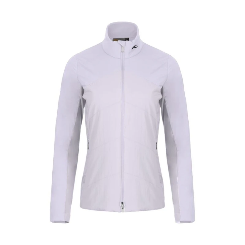 KJUS Veste Radiation Femme Grande Noire Fermeture Éclair Complète