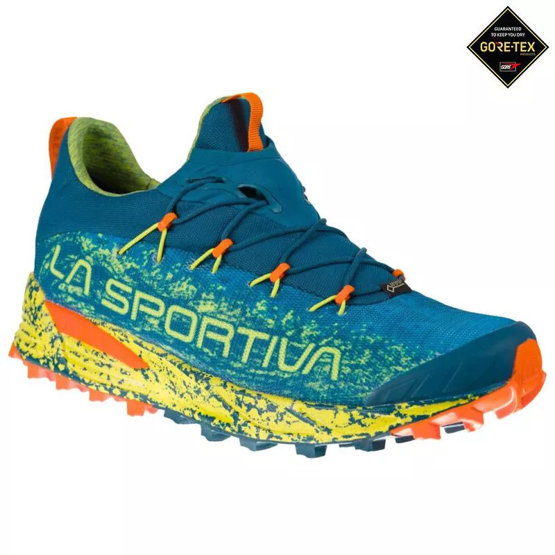 La Sportiva Mens Tempesta GTX Trail Running Shoes Ocean Lava Sport