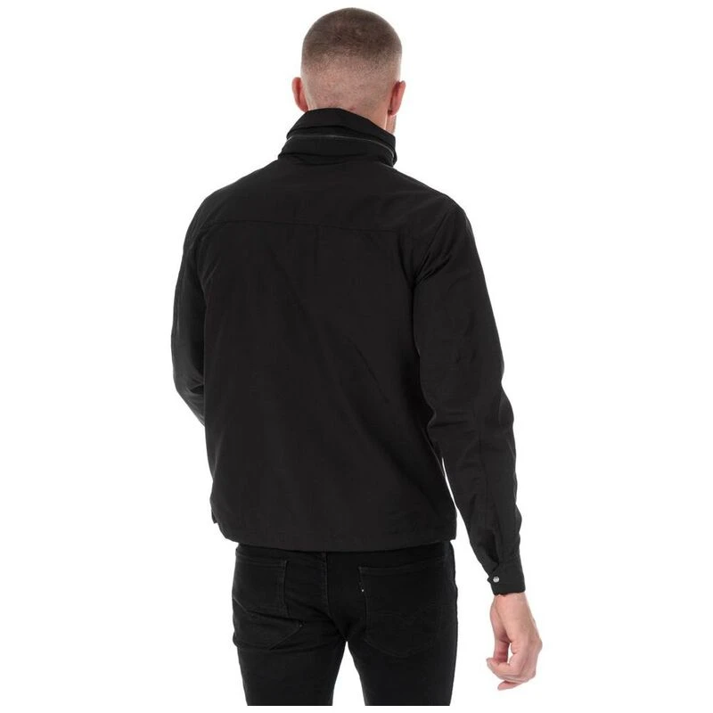 Men's short zip cotton twill jacket store