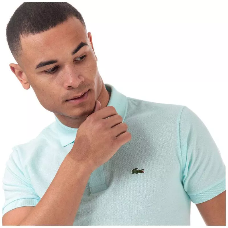 Lacoste Mens Classic Fit Polo Shirt Aqua Sportpursuit
