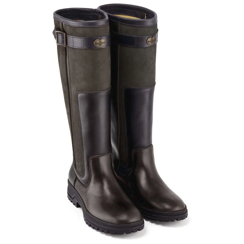 Le Chameau Mens Jameson Standard Fit Leather Boots Marron Sportpur