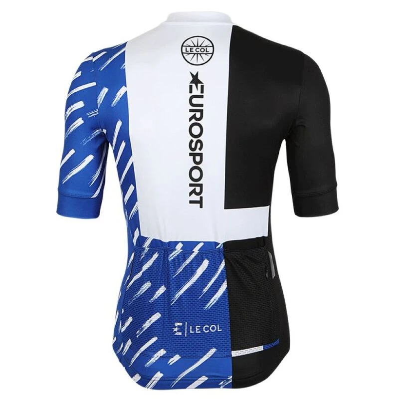 Le Col Womens Le Col X Eurosport Jersey 2022 Black Blue Sportpursu
