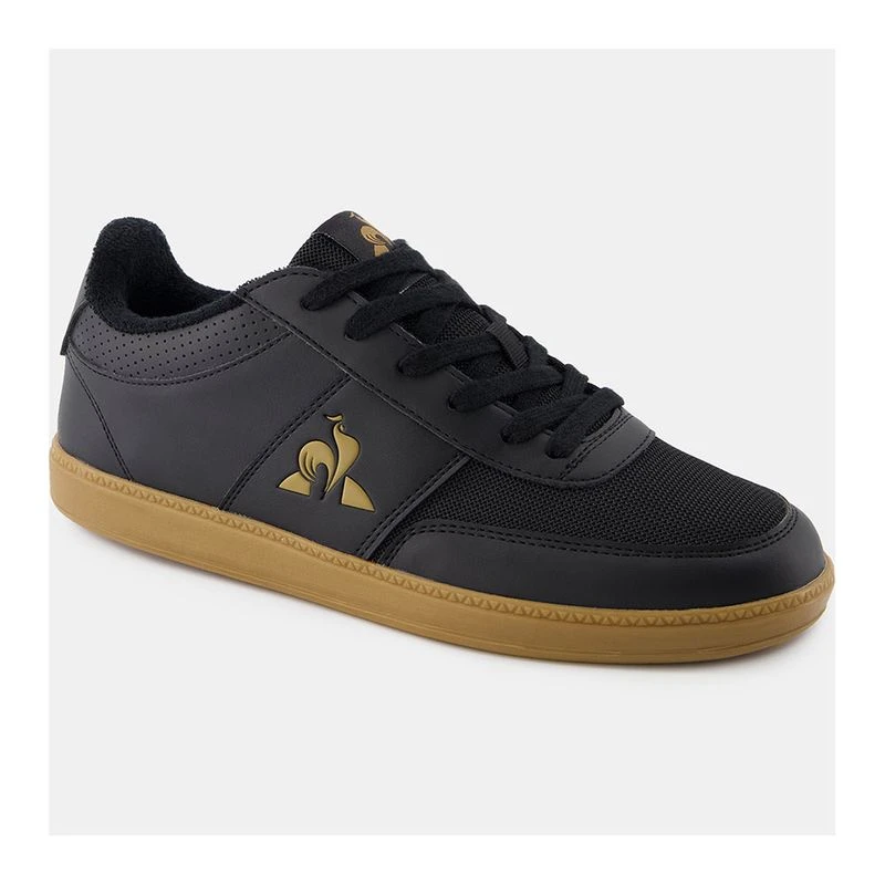 Le Coq Sportif Chaussures Decontractees Derby 1 Femme Noir Gum pri