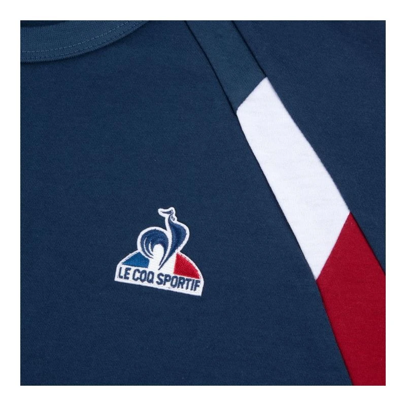 T-shirt Le Coq Sportif Enfant – Bleu – Taille L – Manches Courtes – Logo Brodé