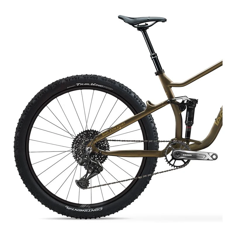 Lee Cougan Quest Race Full Suspension Mountain Bike Yellow Sportpu