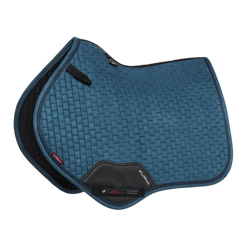 Lemieux Suede Close Contact Saddle Pad (Blue)