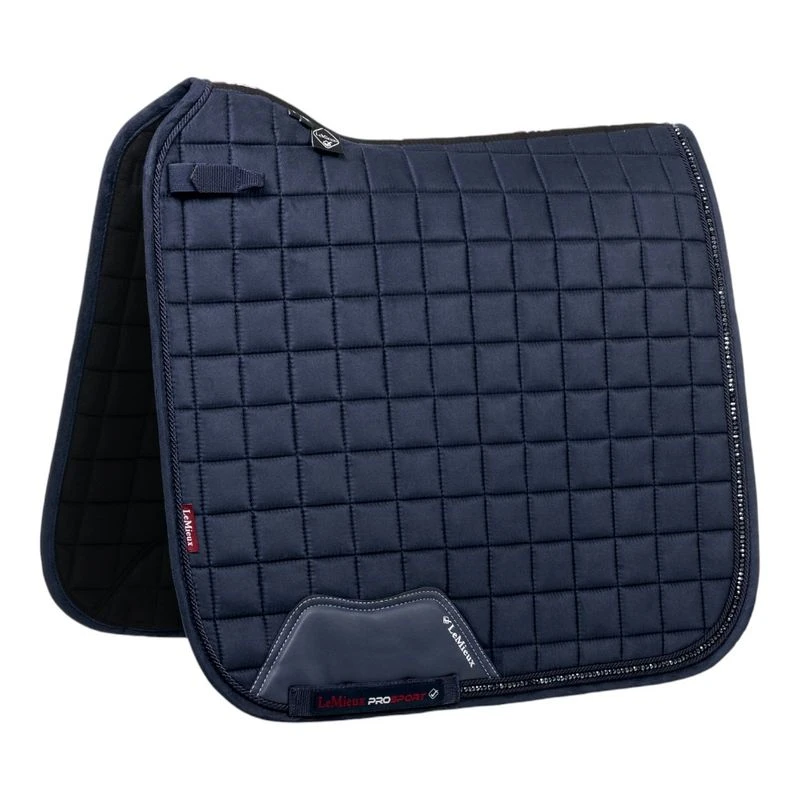 Tapis De Selle Dressage LeMieux Benetton Bleu - Taille L - Occasion