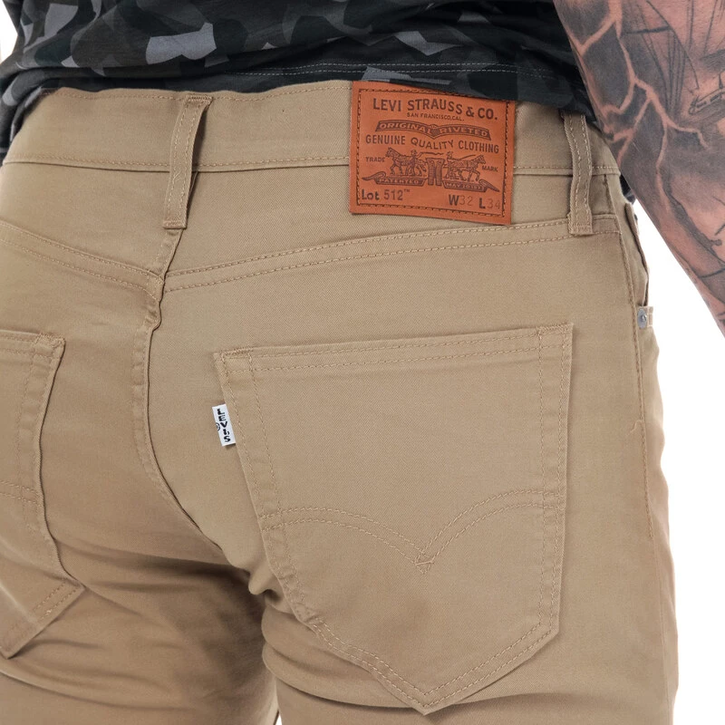 Levi s Mens 512 Slim Tapered Chinos Harvest Gold Sportpursuit