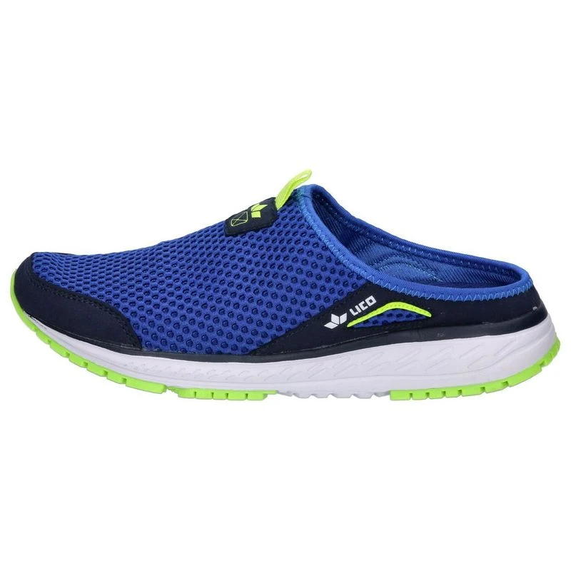 Lico Sun Sabot Sandals Blue Navy Lemon Sportpursuit
