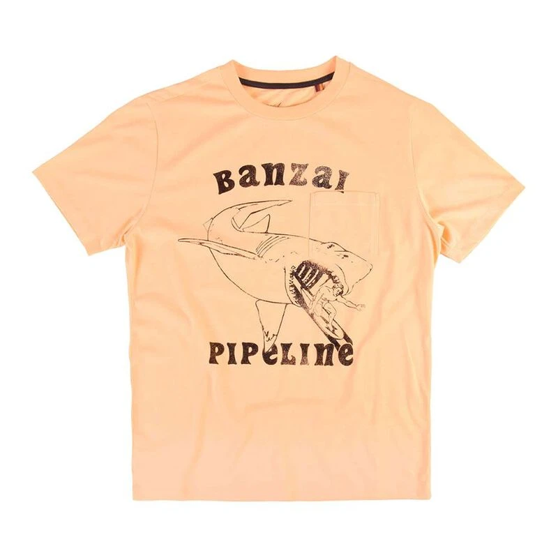 LightningBolt Mens Banzai T-Shirt (Black) | Sportpursuit.com