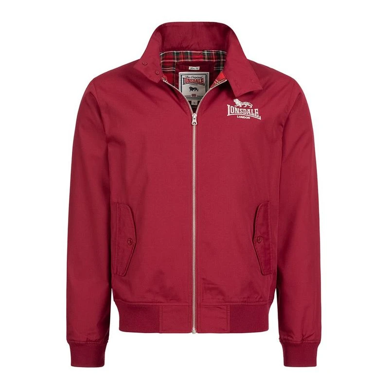 Lonsdale Mens Classic Jacket Red Sportpursuit