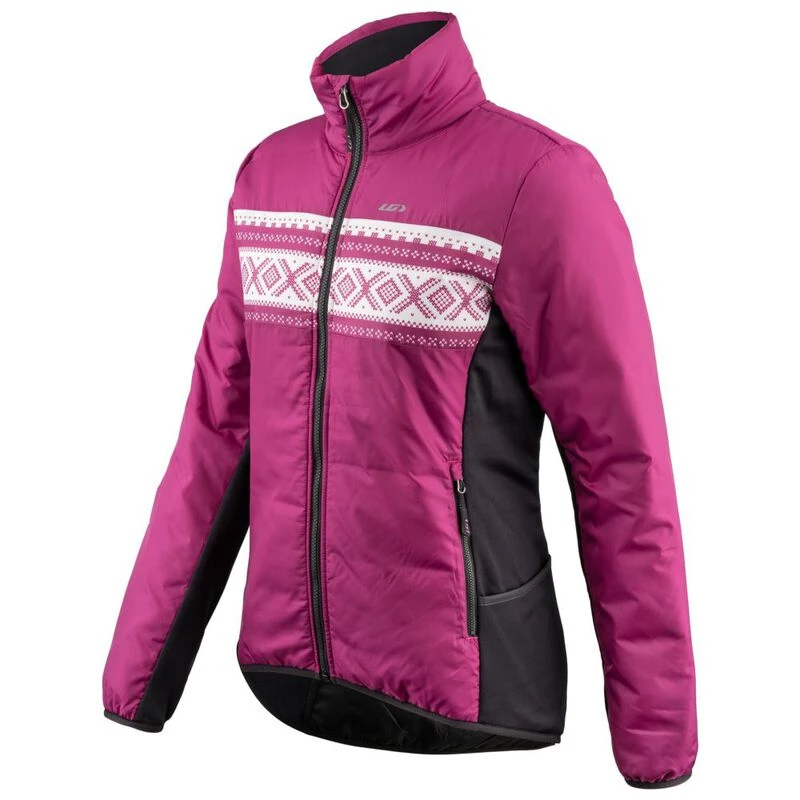 LouisGarneau Womens E Endurance Mist Jacket Wild Dark Pink Snowflake