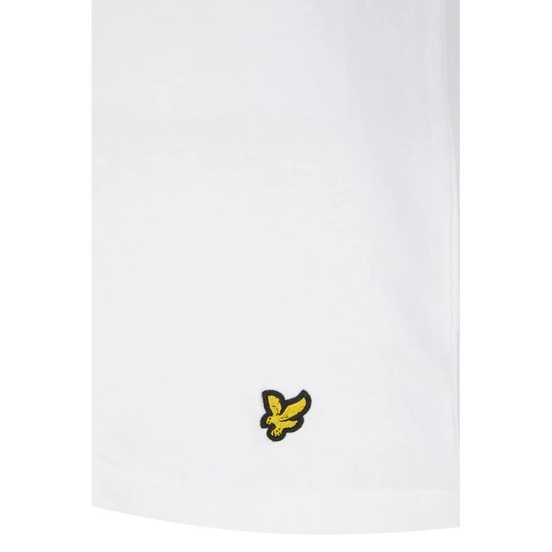 Lyle & Scott Mens Corey Lounge Vest and Short Set (Bright White/Peaco