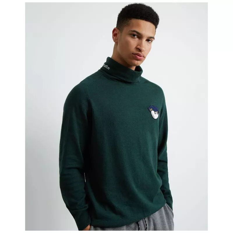 Lyle & Scott Mens Malbon x L&S Rollneck Pullover (Jade Green) | Sportp