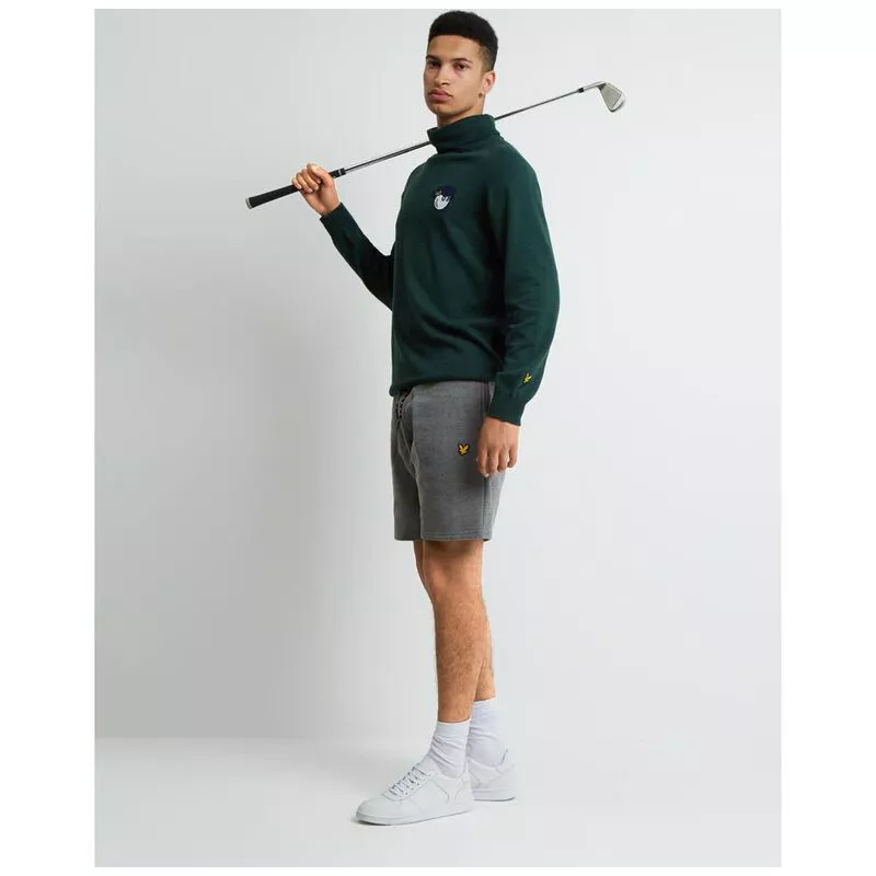 Lyle & Scott Mens Malbon x L&S Rollneck Pullover (Jade Green