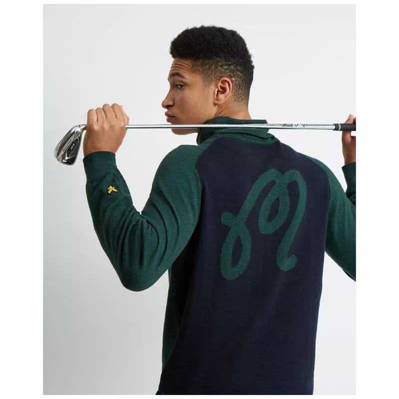 Lyle & Scott Mens Malbon x L&S Rollneck Pullover (Jade Green) | Sportp