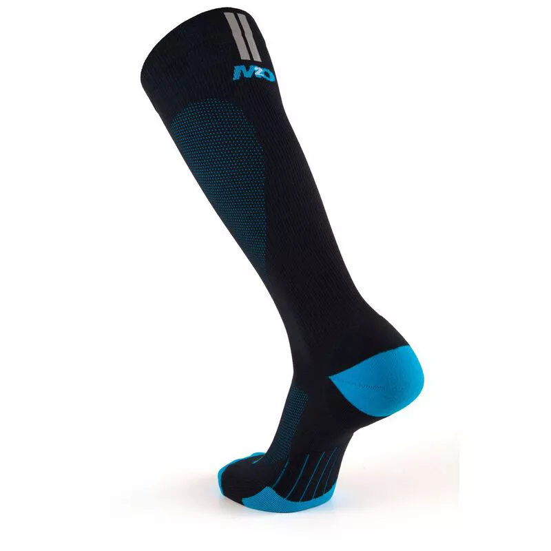 M20 Tech Comp Socks (Black/Cyan) | Sportpursuit.com