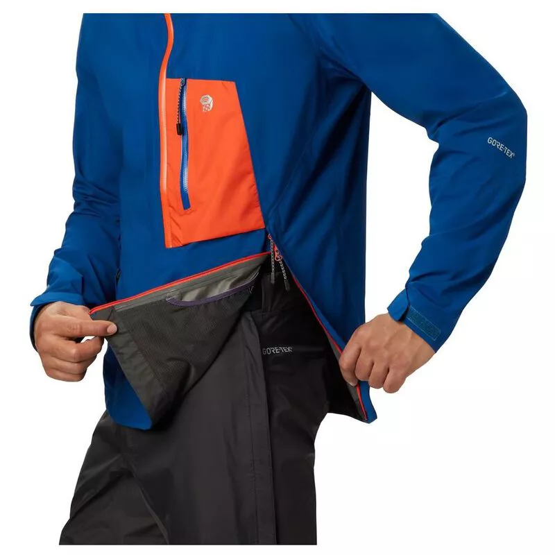 Mountain Hardwear Mens Exposure 2 GTX Paclite Stretch Pull Over Jacket
