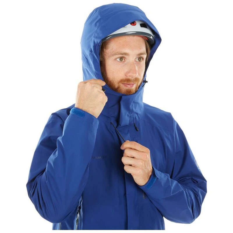 Mammut Mens Ayako Pro GTX HS Hooded Jacket (Ultramarine) | Sportpursui