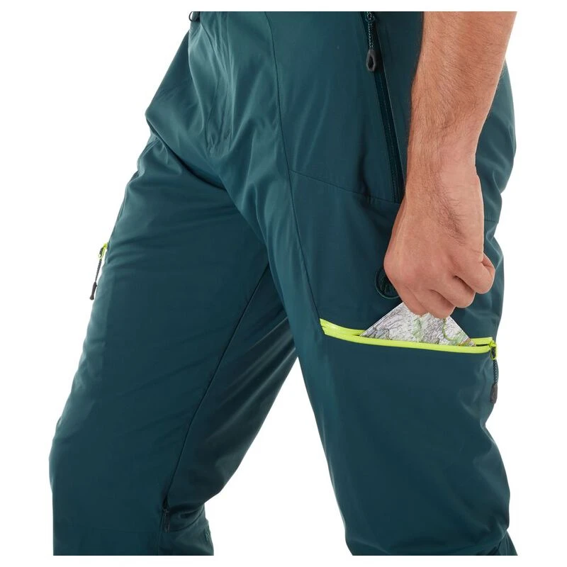 Mammut Mens Stoney Hardshell Waterproof Trousers Dark Teal Sportpu