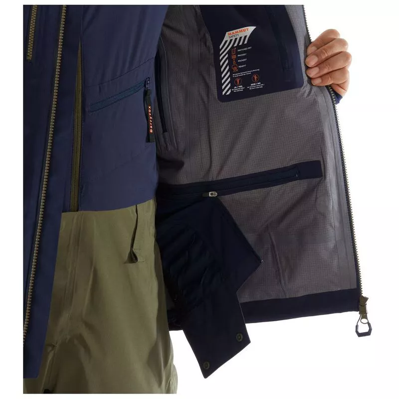 Mammut Mens Alvier GTX Hooded Jacket (Peacoat) | Sportpursuit.com