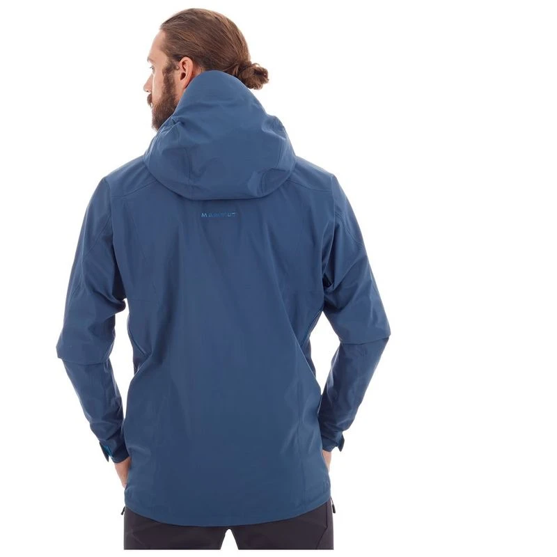 Mammut Mens Meron GTX HS Hooded Jacket Wing Teal Sportpursuit