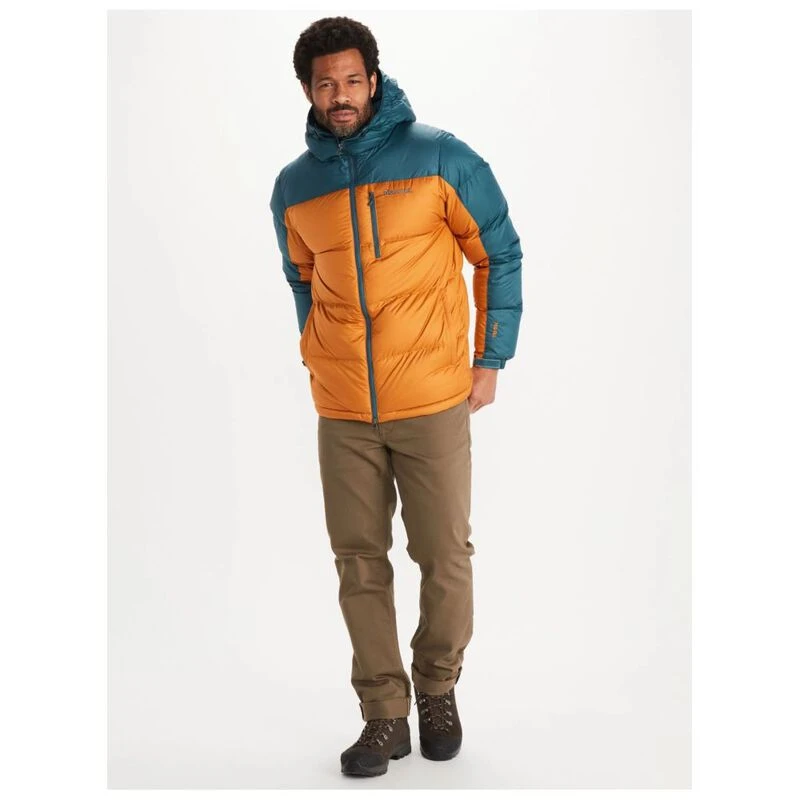 Marmot Mens Guides Hooded Down Jacket Bronze Stargazer Sportpursui