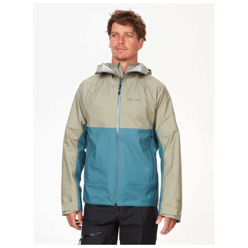 Marmot Mens Mitre Peak GTX Jacket (Vetiver/Moon River) | Sportpursuit.