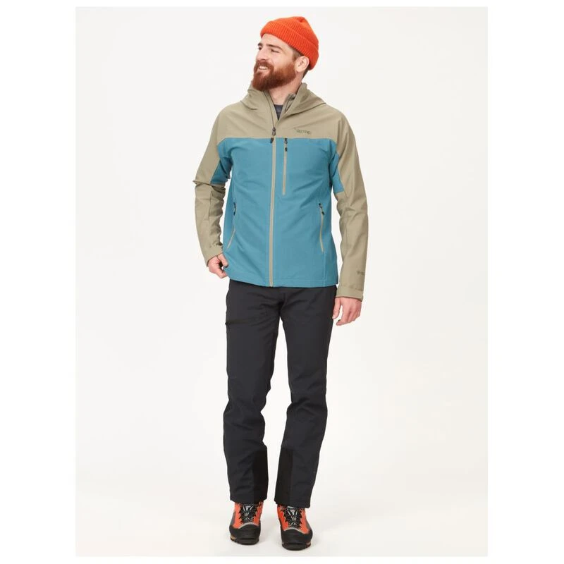 Marmot Mens ROM GTX Infinium Hooded Jacket Vetiver Moon River Spor