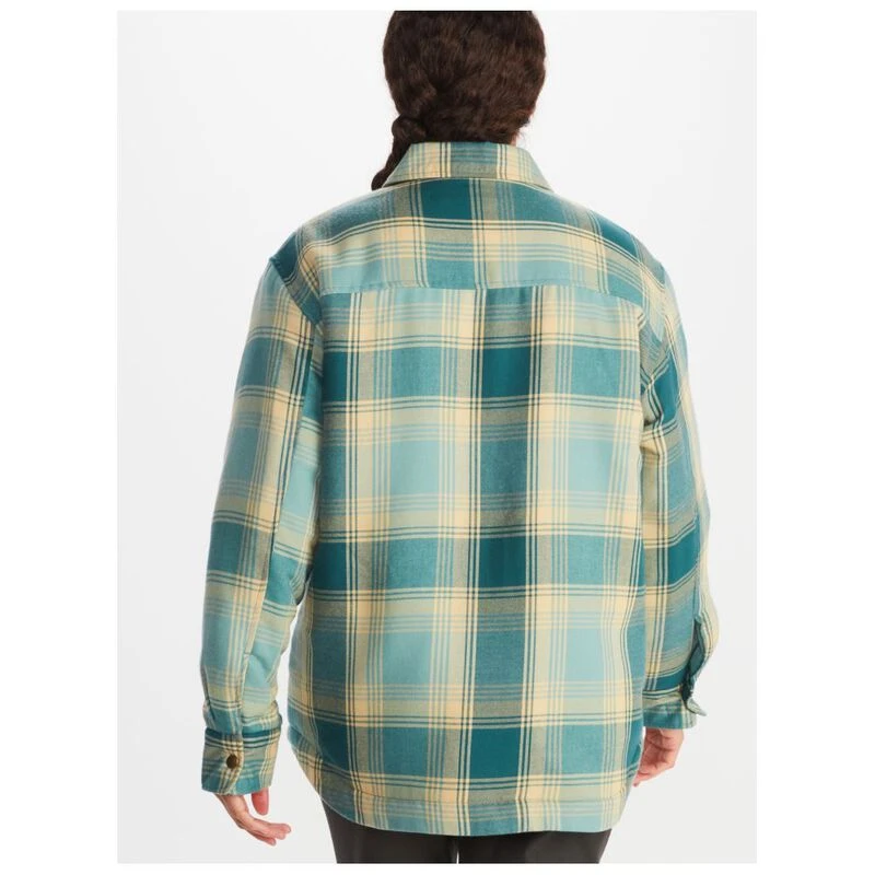 Marmot Chemise Ridgefield Sherpa Lined Flannel Femme Bleu privates