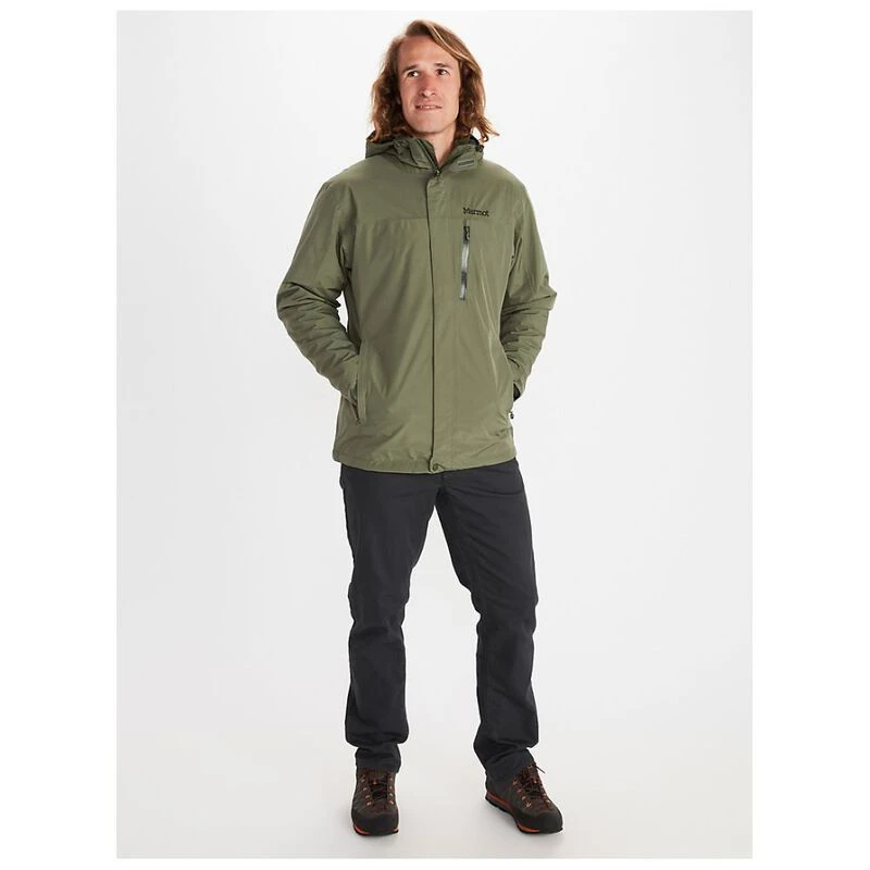 Ramble down discount hybrid hooded jacket
