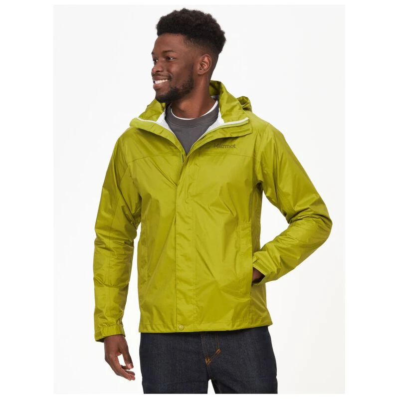 Marmot Mens PreCip Eco Jacket Cilantro Sportpursuit