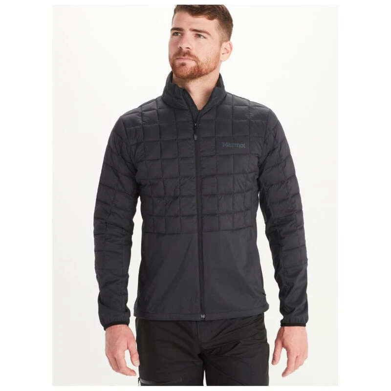 Marmot Mens Echo Featherless Hybrid Jacket Black Sportpursuit