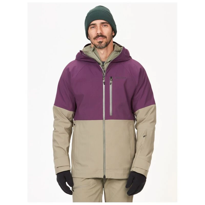 Marmot Mens Refuge Pro Jacket (Purple Fig/Vetiver) | Sportpursuit.com