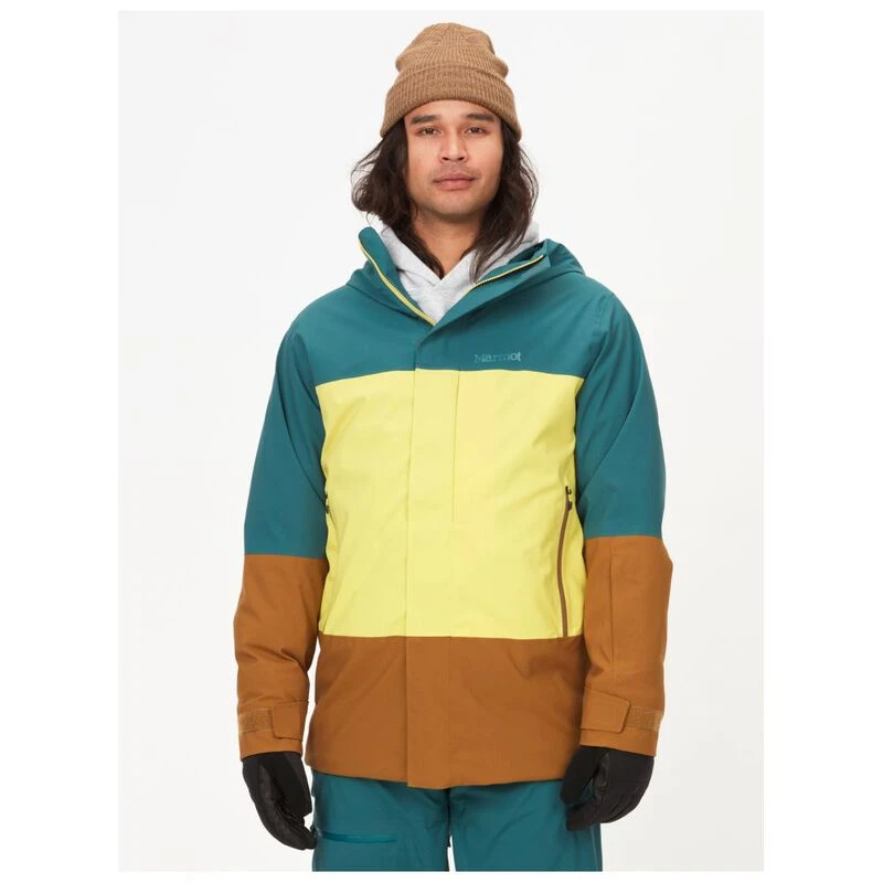 Marmot Mens Elevation Jacket (Dark Jungle/Limelight/Hazel) | Sportpurs