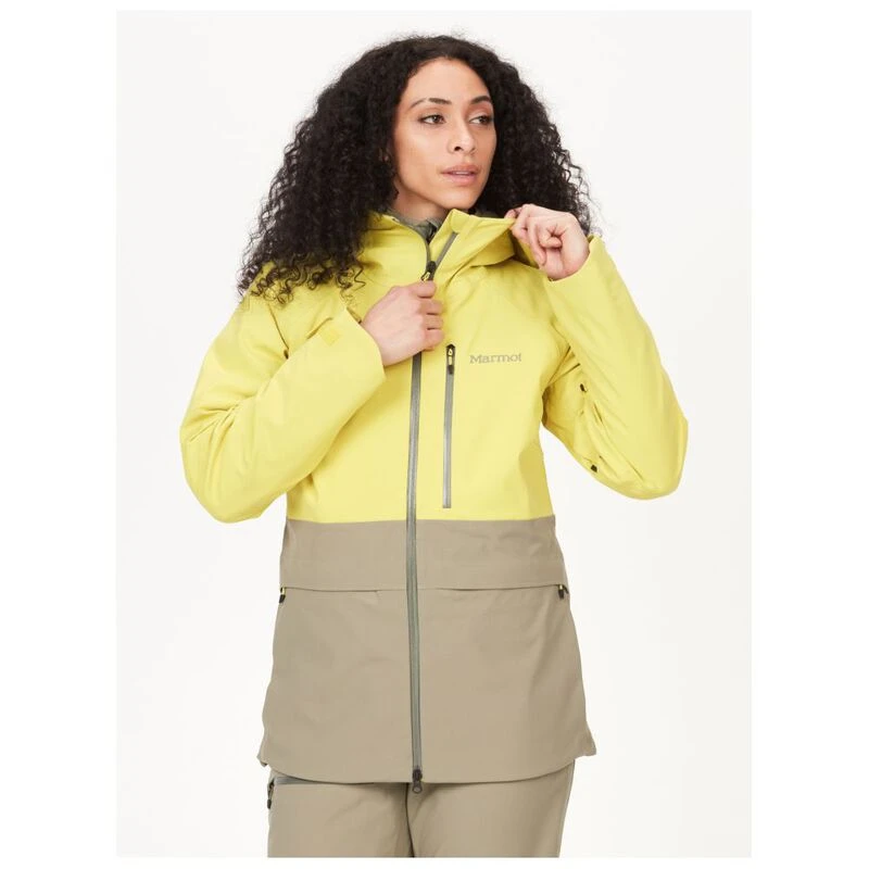 Marmot Womens Refuge Pro Jacket Limelight Vetiver Sportpursuit
