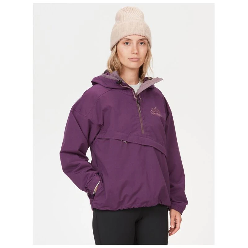 Marmot Womens 96 Active Anorak Jacket Purple Fig Sportpursuit