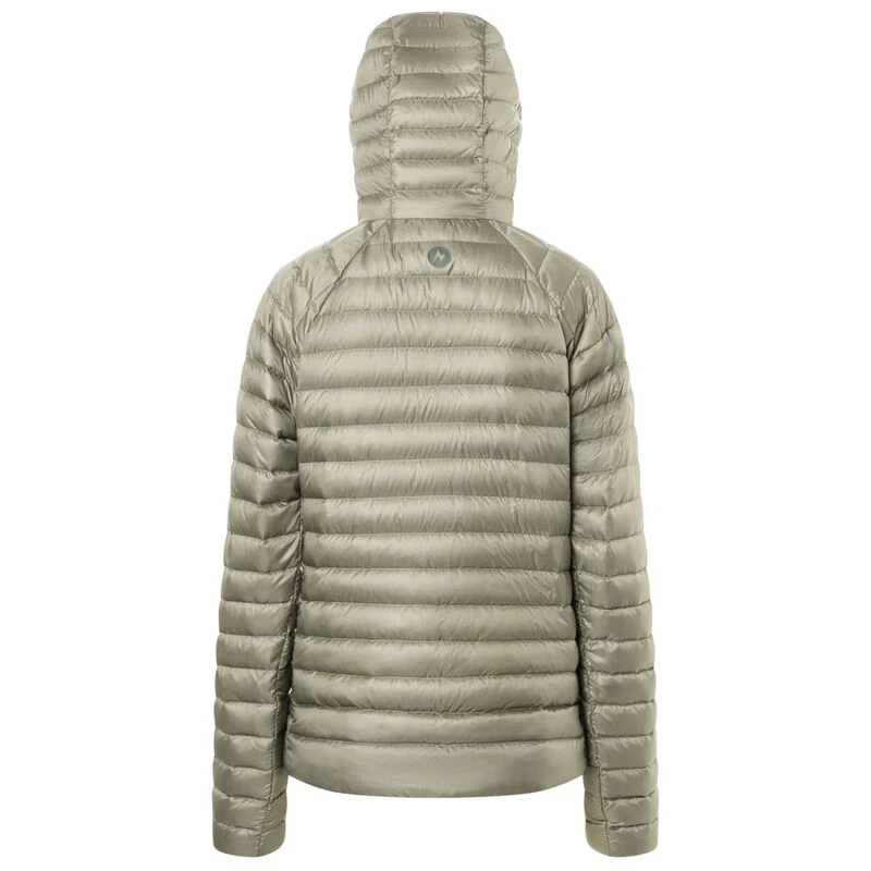 Marmot Womens Hype Hooded Down Jacket (Vetiver