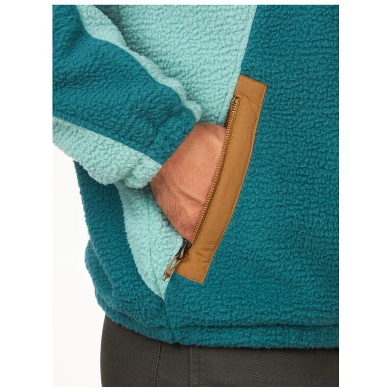 Marmot Mens Super Aros Hooded Pullover Dark Jungle Blue Agave Hazel