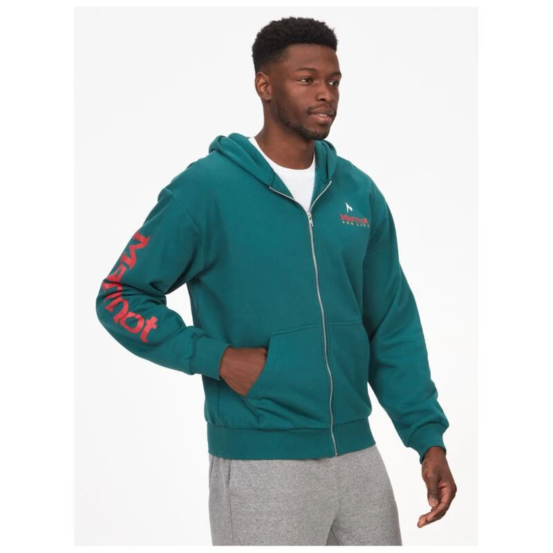 Marmot Sweat a capuche Marmot For Life Full Zip Homme Vert private