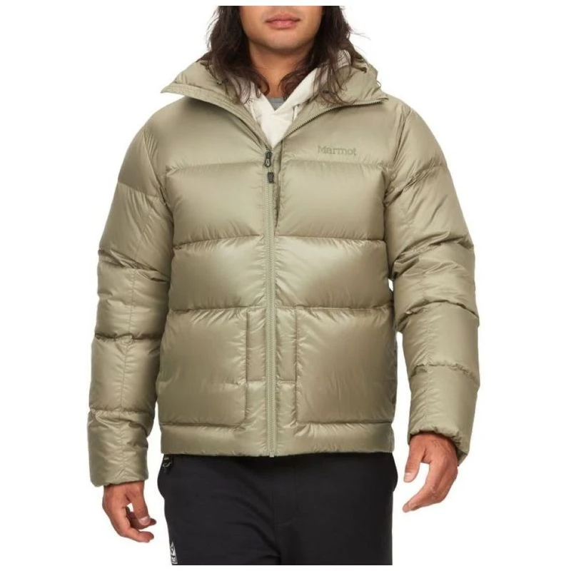 Marmot Mens Guides Hooded Down Jacket (Vetiver) | Sportpursuit.com