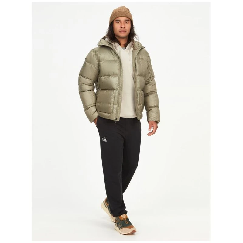 Marmot Mens Guides Hooded Down Jacket (Vetiver) | Sportpursuit.com