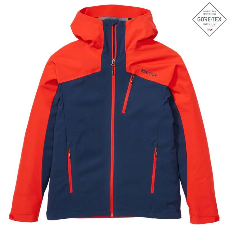 Marmot Mens Rom 2.0 Softshell Jacket Arctic Navy Victory Red Sport
