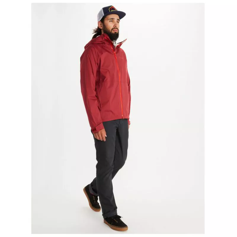 Marmot Mens PreCip Stretch Jacket Brick Sportpursuit